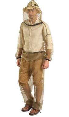 Tough Outdoors Mosquito Suit - Mesh Bug Jacket with Hood and Pants Set